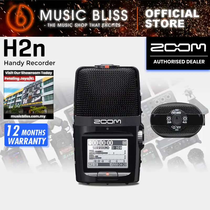Money Back Guarantee Zoom H2n Handy Recorder with 0% Instalment