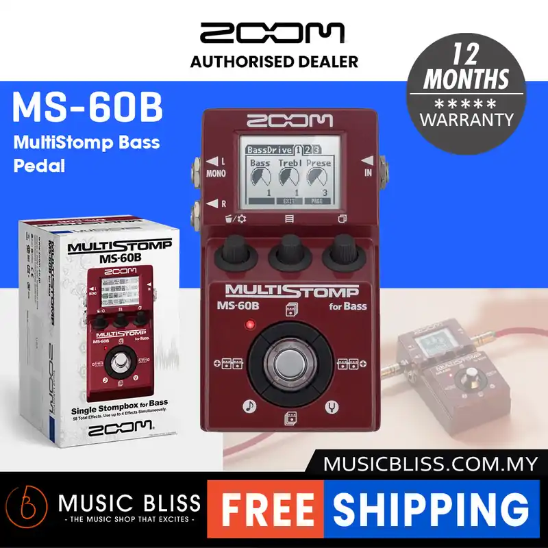 Luxury Zoom MS-60B MultiStomp Bass Pedal