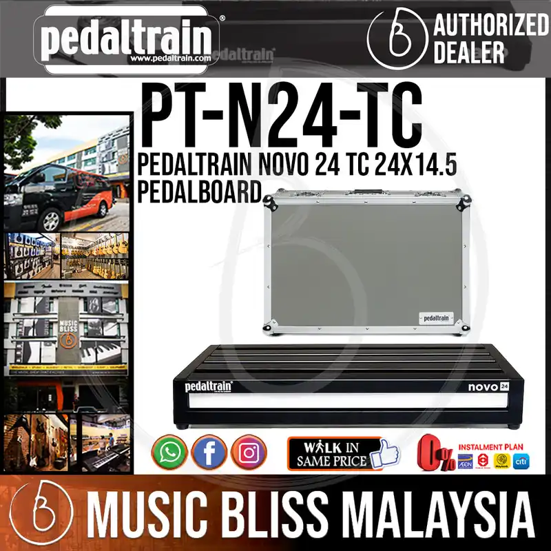 Pedaltrain Novo 24 TC 24x14.5 Pedalboard with Tour Case Price Drop
