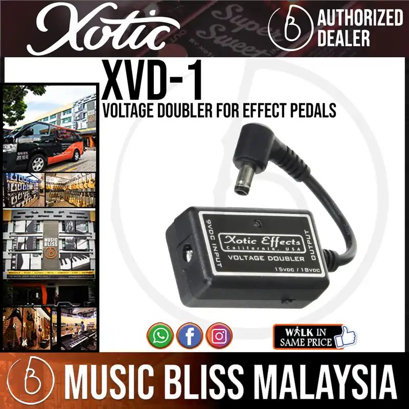 Xotic XVD-1 Voltage Doubler For Effect Pedals Free Returns