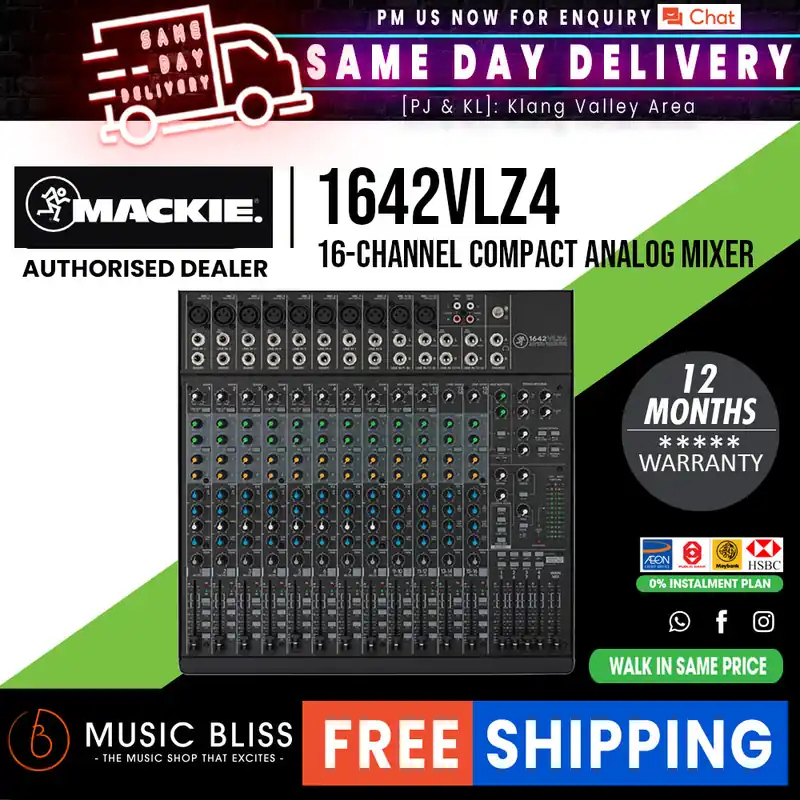 Time-Limited Mackie 1642VLZ4 16-Channel Analog Mixer