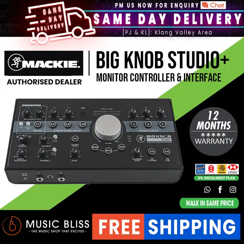 Mackie Big Knob Studio+ 4x3 Studio Monitor Controller Discount