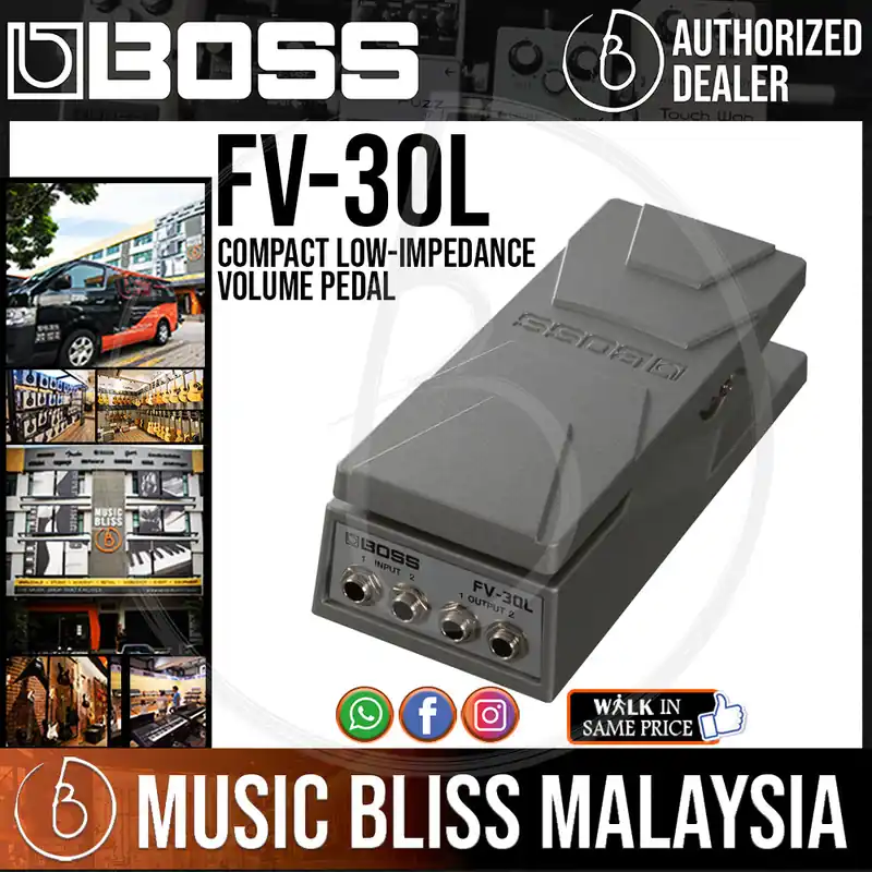 Boss FV-30L Foot Volume Pedal Direct From Manufacturer