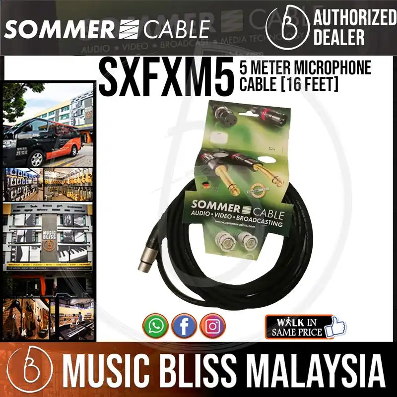 Best Seller Sommer Stage 22 5 Meter Microphone Cable [16 Feet]