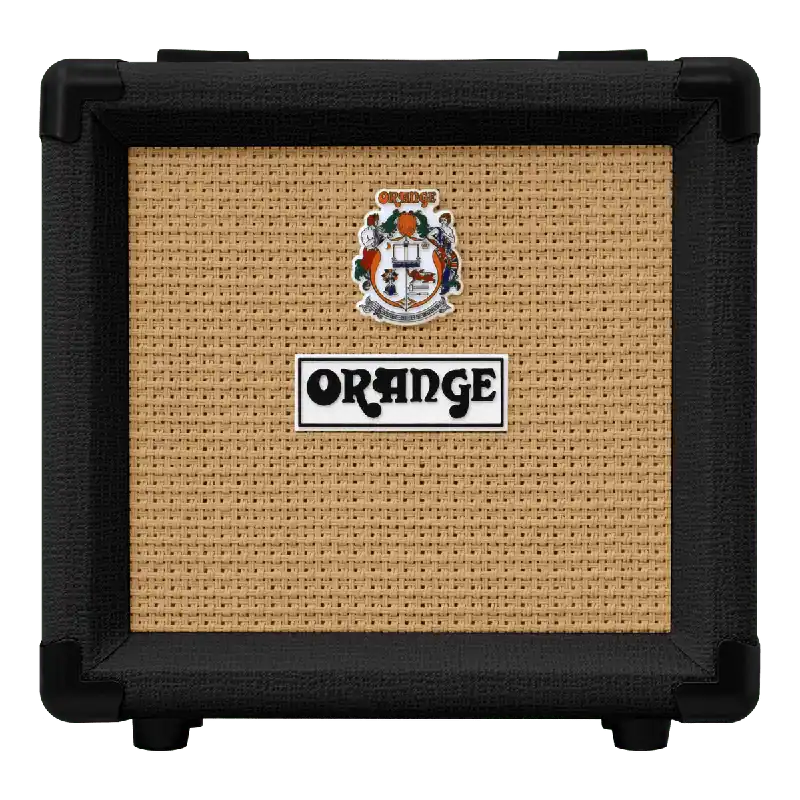 Orange PPC108 20-watt 1x8 Speaker Cabinet - Black Clearance
