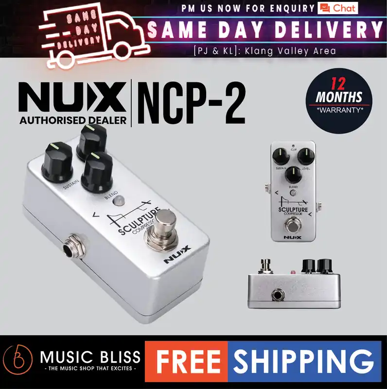 Big Sale NUX Sculpture Mini Compressor Pedal