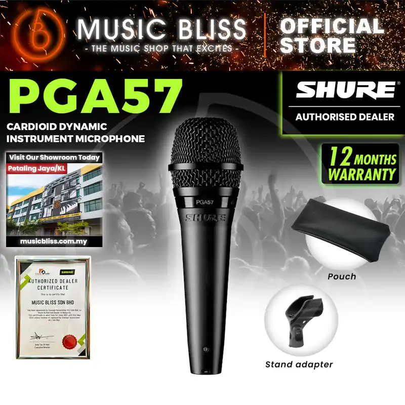 Buy Today Shure PGA57-LC Cardioid Dynamic Instrument Microphone