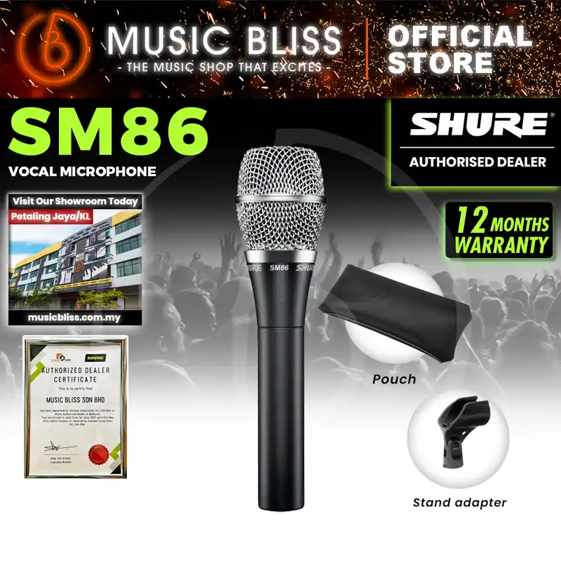 Shure SM86 Handheld Condenser Microphone Affordable