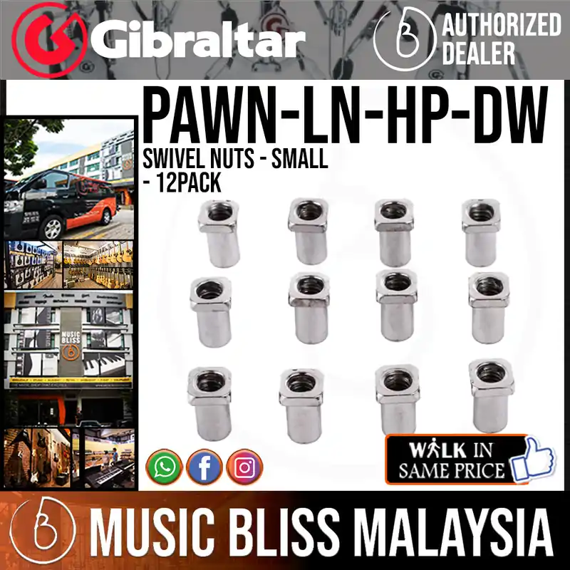 Gibraltar Swivel Nuts - Small - 12-pack of Metal Swivel Nuts - 7/32" Diameter Exclusive Offer