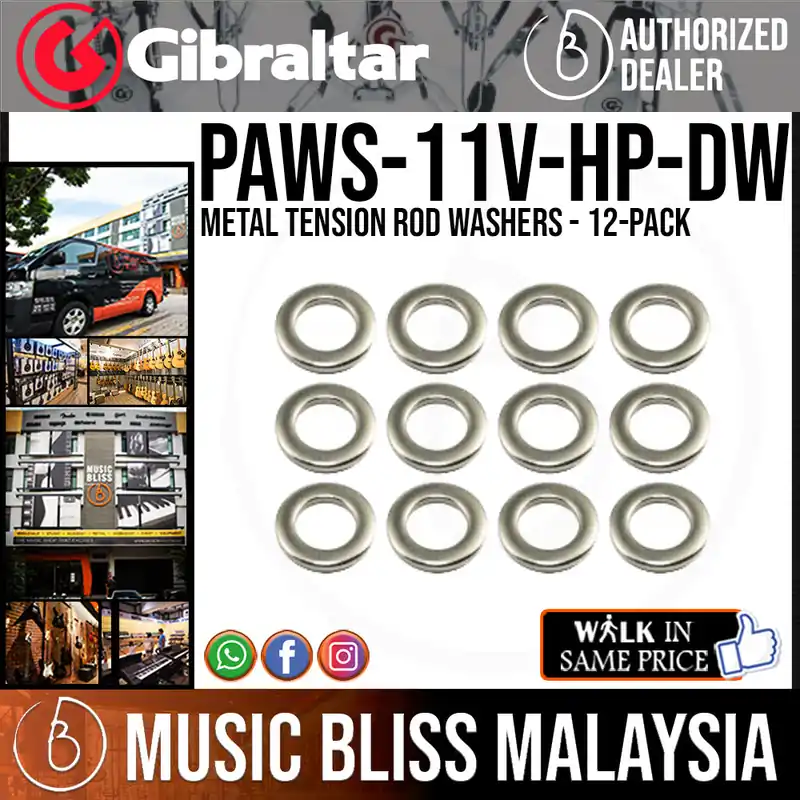 Super Sale Gibraltar Metal Tension Rod Washers - 12-pack of Metal Tension Rod Washers