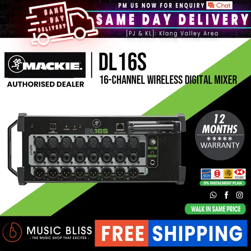 One Day Deal Mackie DL16S 16-Channel Digital Rack Mixer