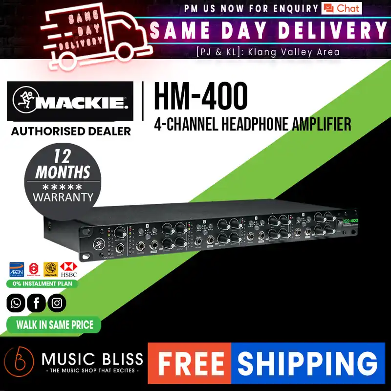 Price Cut Mackie HM-400 4-Channel Headphone Amplifier