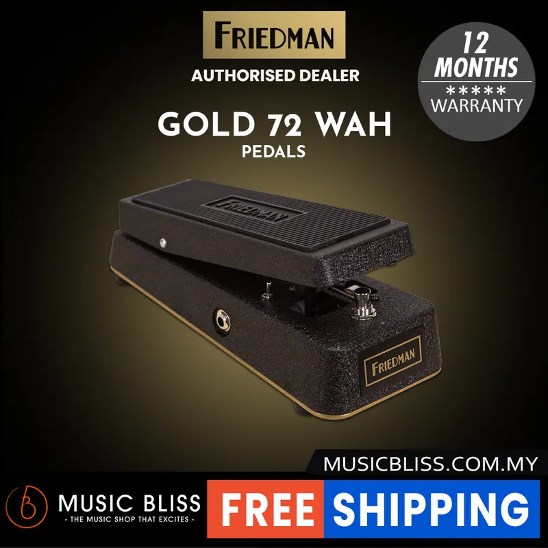 Friedman Gold-72 Wah Pedal Buy Today