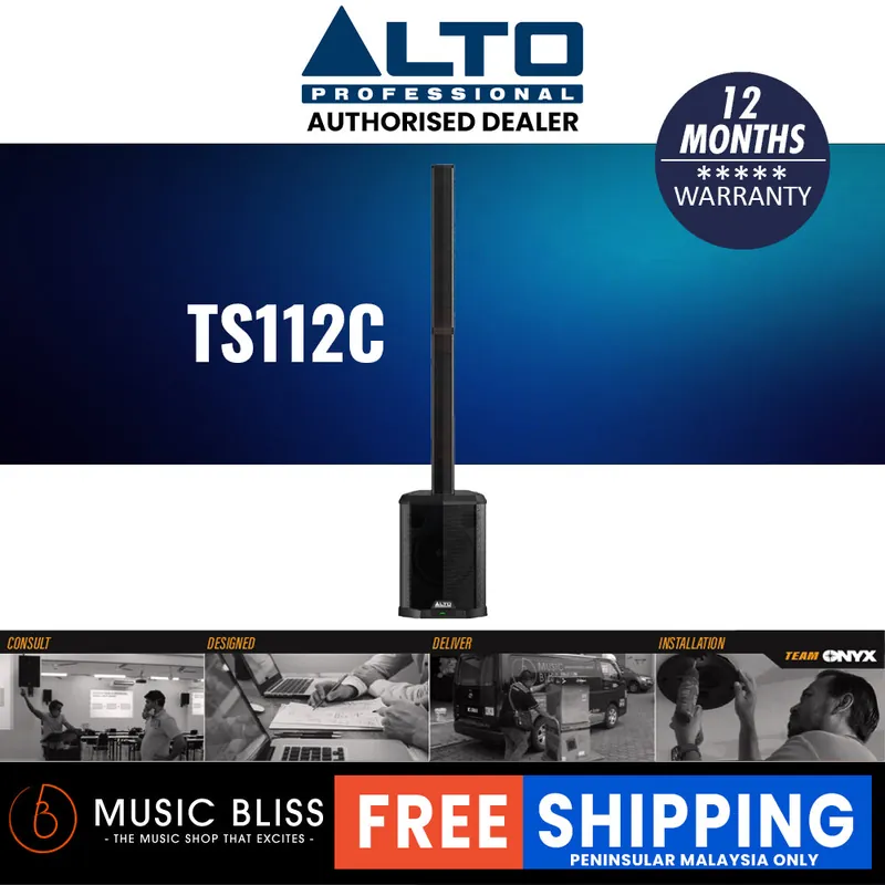 Certified Alto Professional TS112C Portable Colum Array Loudspeaker