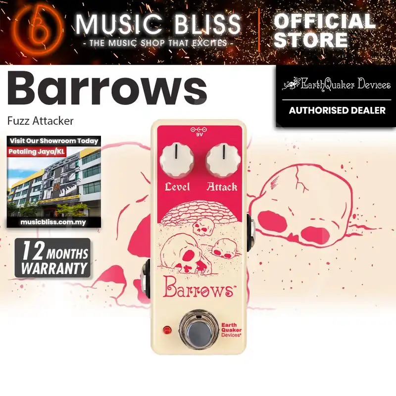 EarthQuaker Devices Barrows Fuzz Attacker Last Chance