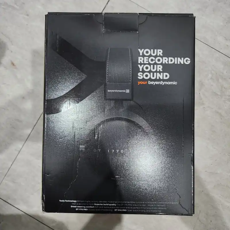B STOCK (BS-435) Beyerdynamic DT 1770 PRO 250 Ohms Closed Tesla Studio Reference Headphone Original