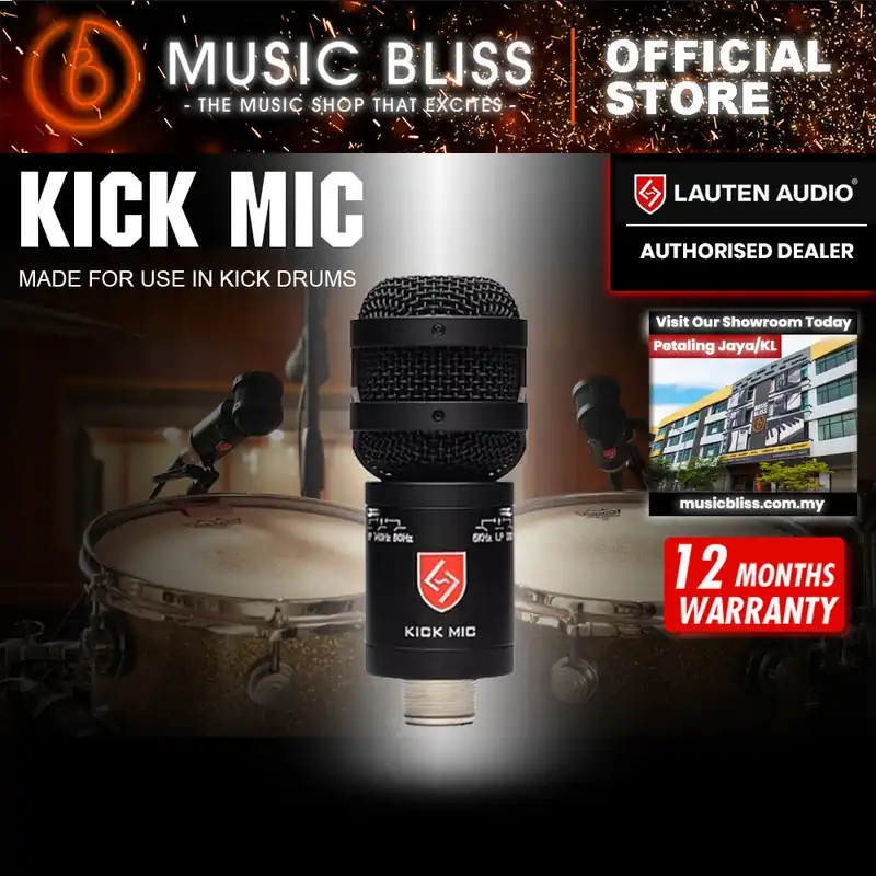 Lauten Audio Kick Mic FET Condenser Kick Drum Microphone Get Yours