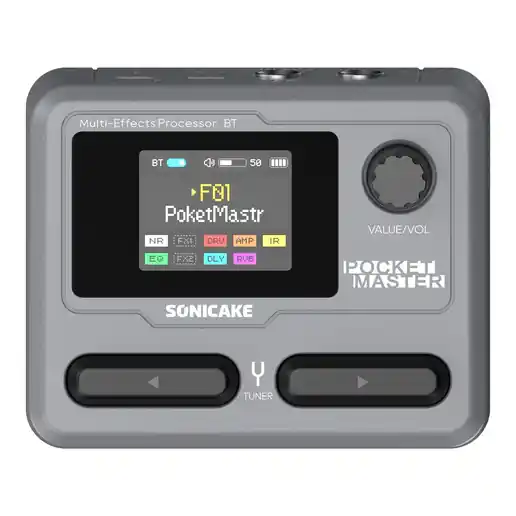 Sonicake QME-10 Pocket Master Multi-Effects Processor - Grey Professional Grade