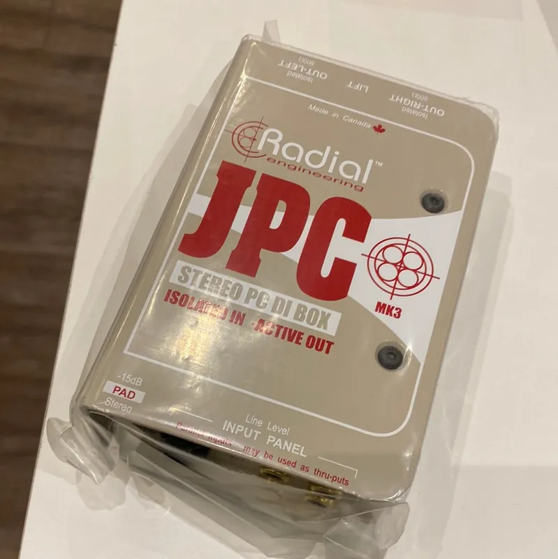 B Stock Radial Engineering JPC 2-channel Active DI For Laptop, Tablets & MP3 Players Worldwide Shipping