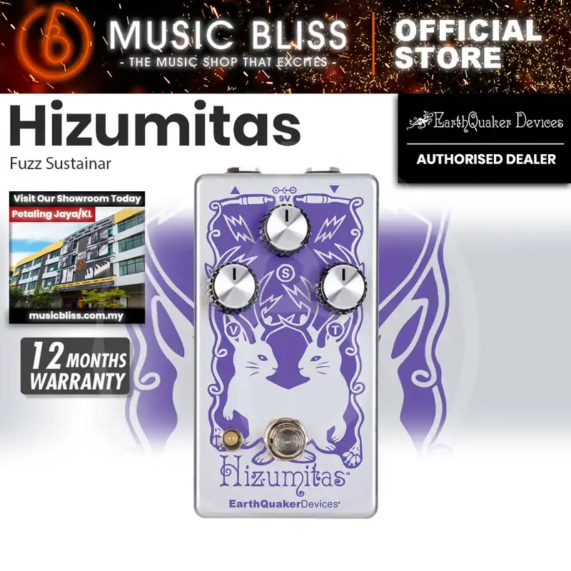 EarthQuaker Devices Hizumitas Fuzz Sustainar Pedal Final Sale