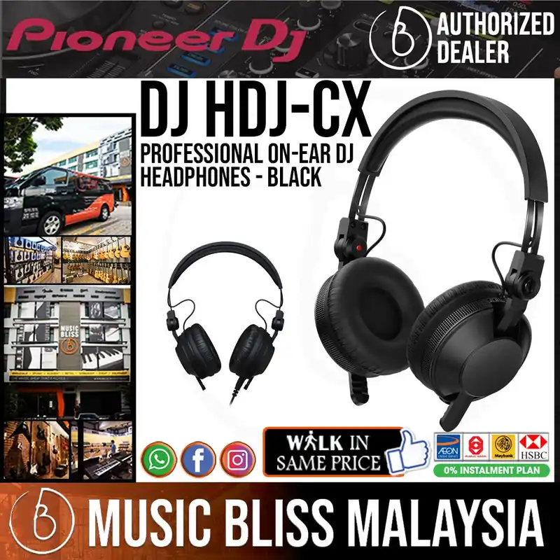 Markdown Pioneer DJ HDJ-CX Professional DJ Headphones - Black