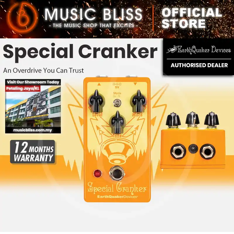 Reduced Price EarthQuaker Devices Special Cranker Overdrive Pedal