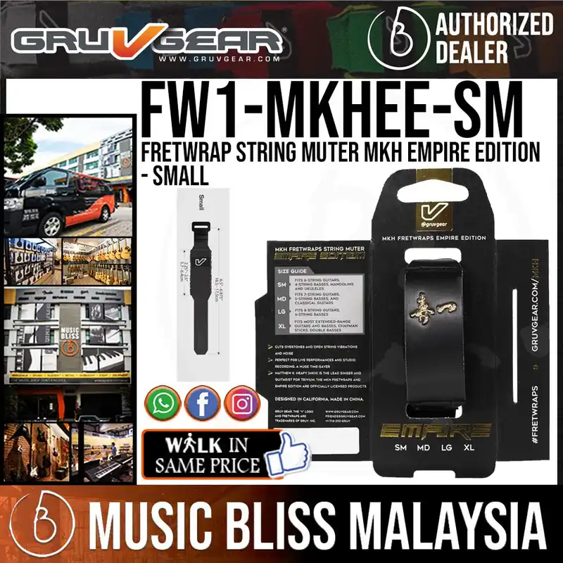 Gruv Gear MKH Empire Edition String Muter Fretwrap - Small Bargain