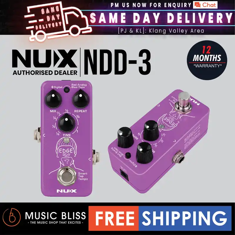 Cheap NUX NDD-3 Edge Delay Effects Pedal