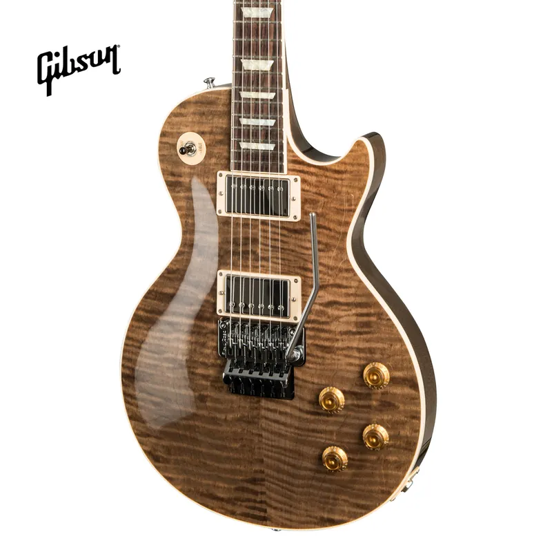 Affordable GIBSON LES PAUL AXCESS STANDARD FIGURED TOP FLOYD ROSE ELECTRIC GUITAR - DC RUST