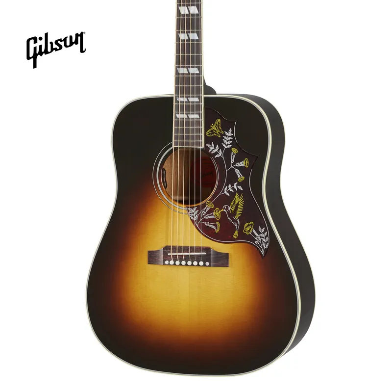 Authentic GIBSON HUMMINGBIRD STANDARD ACOUSTIC-ELECTRIC GUITAR - VINTAGE SUNBURST