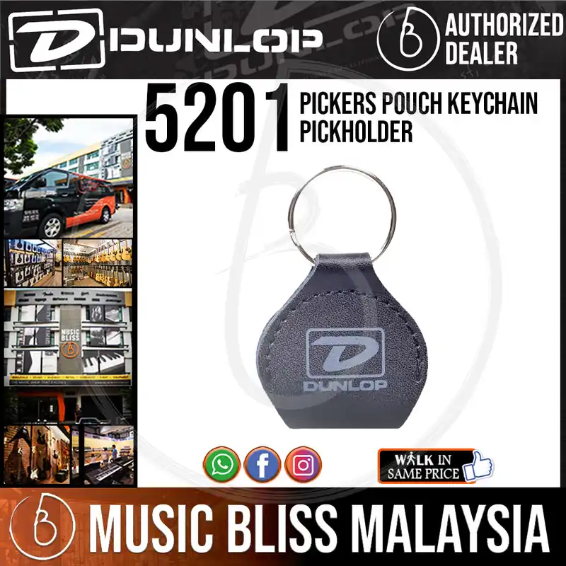 Big Sale Jim Dunlop 5201 Pickers Pouch Keychain Guitar Pick Holder