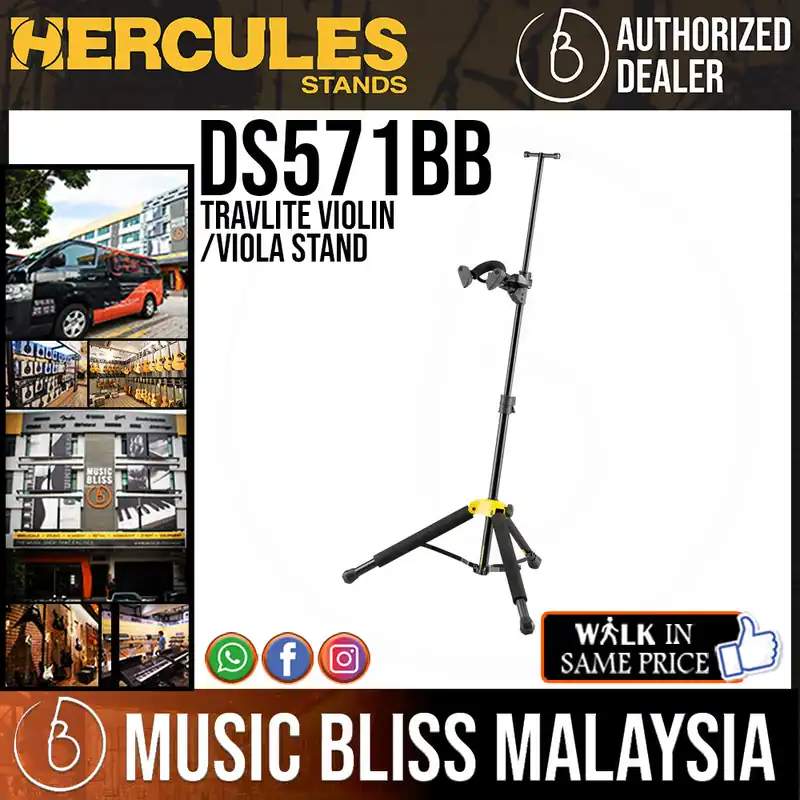 Hercules DS571BB Travlite Violin/Viola Stand Factory Price