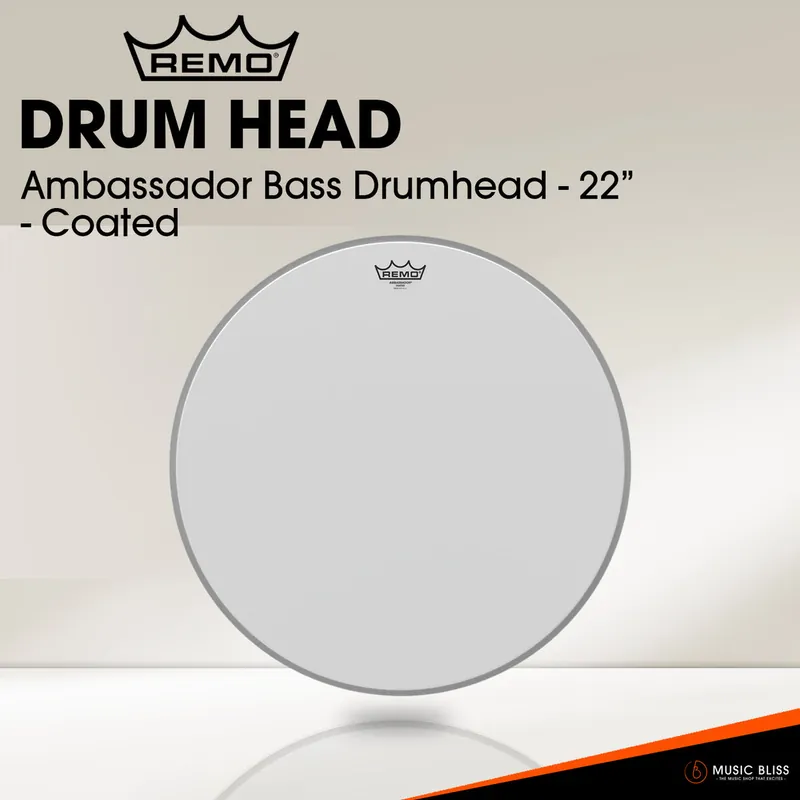 Remo Ambassador Bass Drumhead - 22" - Coated Wholesale