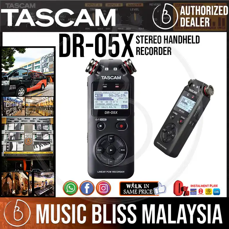 TASCAM DR-05X Stereo Handheld Recorder Same Day Shipping