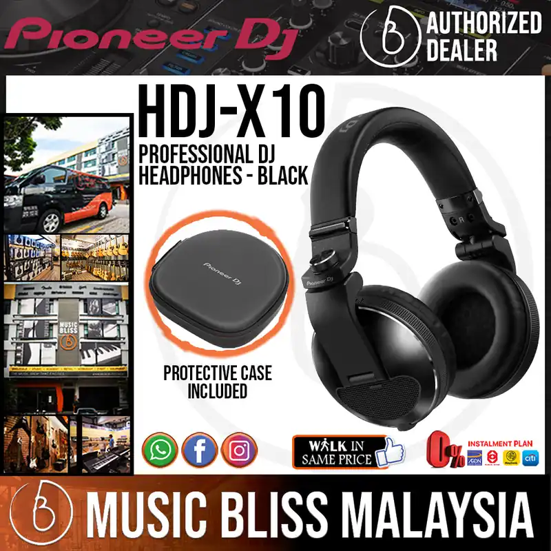 Pioneer DJ HDJ-X10 Professional DJ Headphones - Black Brand New