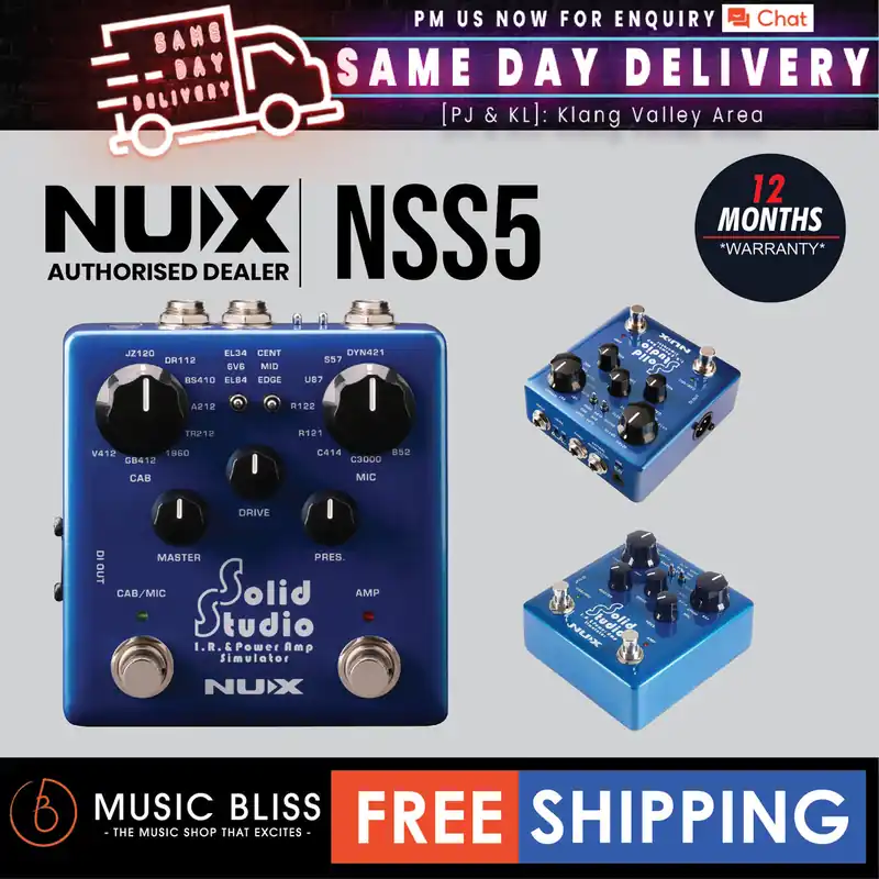 NUX NSS5 Solid Studio IR and Power Amp Simulator Big Sale
