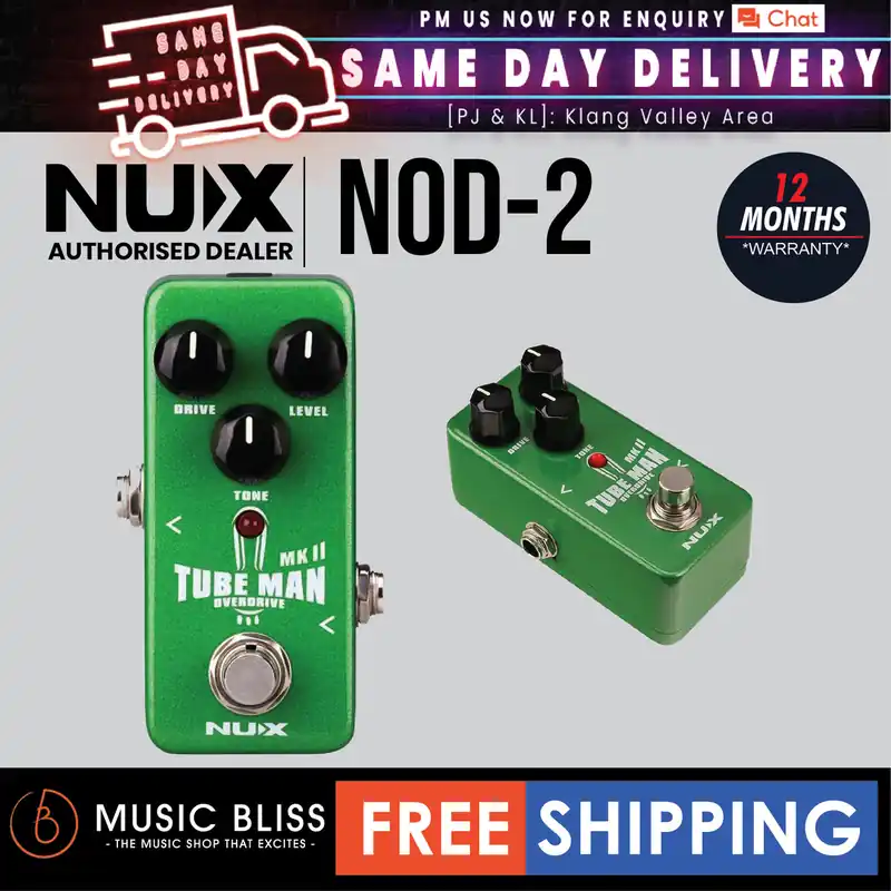 Discount NUX NOD2 Tube Man MKII Overdrive Pedal