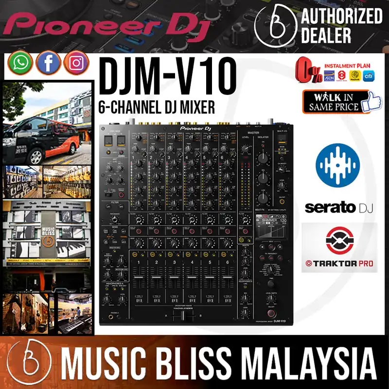 Get Yours Pioneer DJ DJM-V10 6-channel DJ Mixer