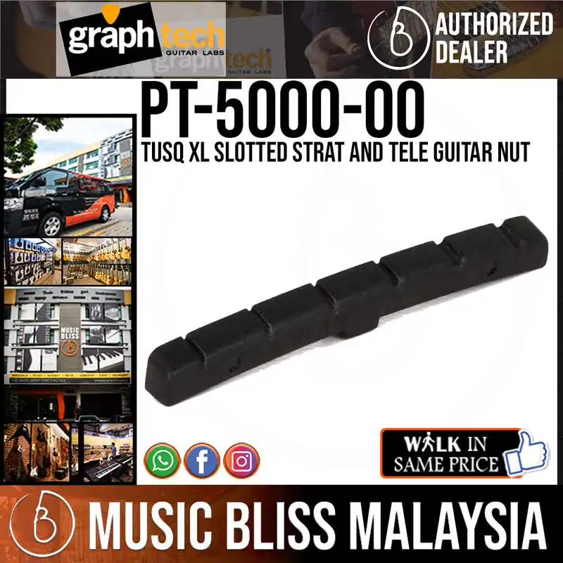 New Release Graph Tech PT-5000-00 TUSQ XL Slotted Strat and Tele Guitar Nut