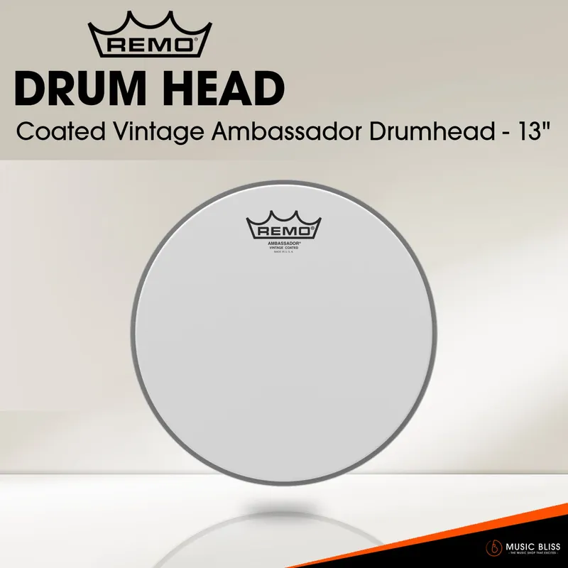 Remo Coated Vintage Ambassador Drumhead - 13" Latest