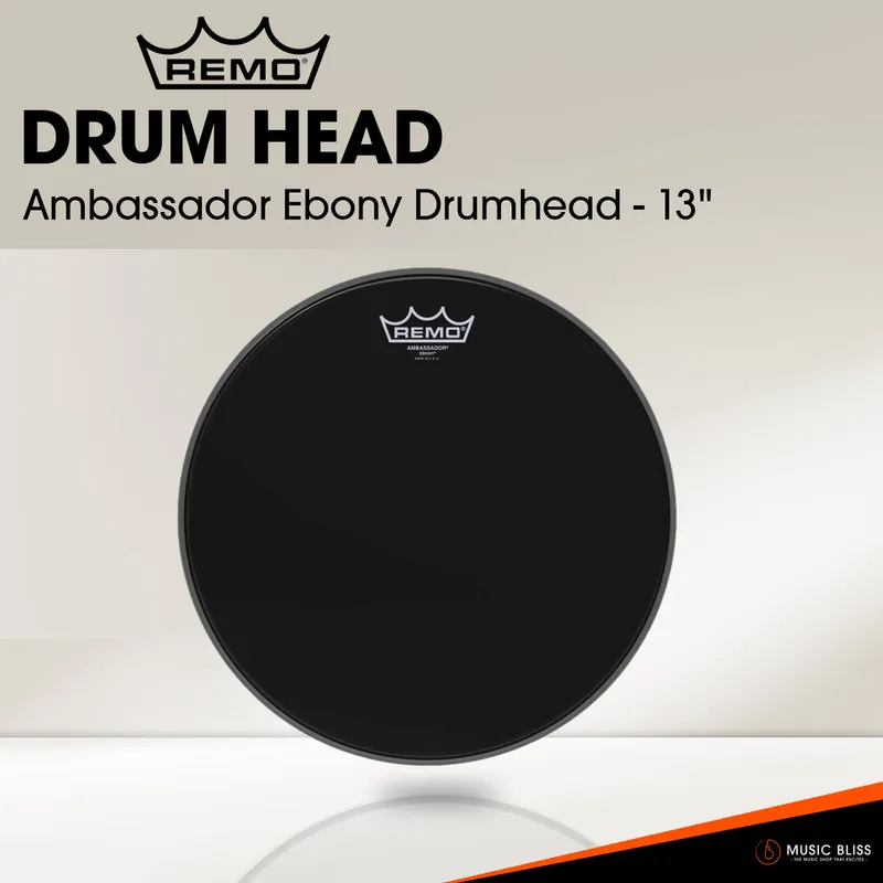 Remo Ambassador Ebony Drumhead - 13" Price Cut