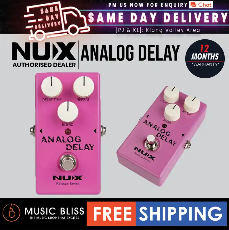 NUX Reissue Series Analog Delay Pedal Original