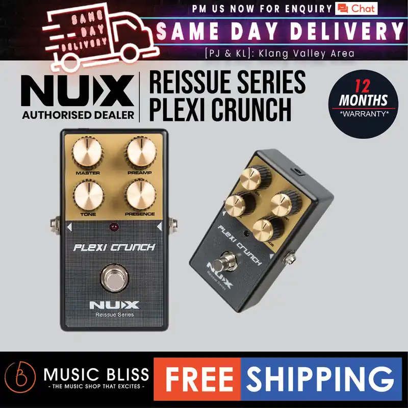NUX Reissue Series Plexi Crunch Pedal Same Day Shipping