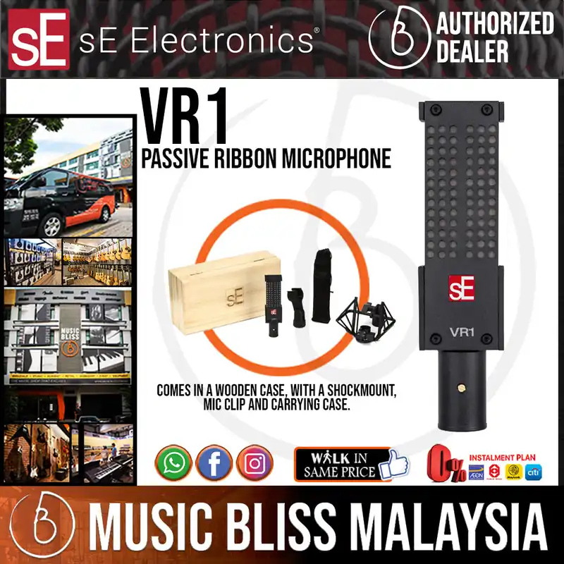 One Day Deal SE Electronics Voodoo VR1 Passive Ribbon Microphone
