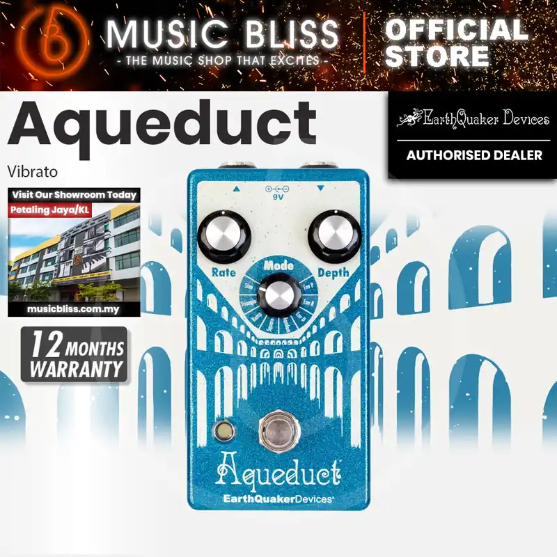 EarthQuaker Devices Aqueduct Vibrato Pedal Popular