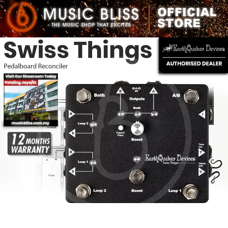 EarthQuaker Devices Swiss Things Pedalboard Reconciler Worldwide Shipping