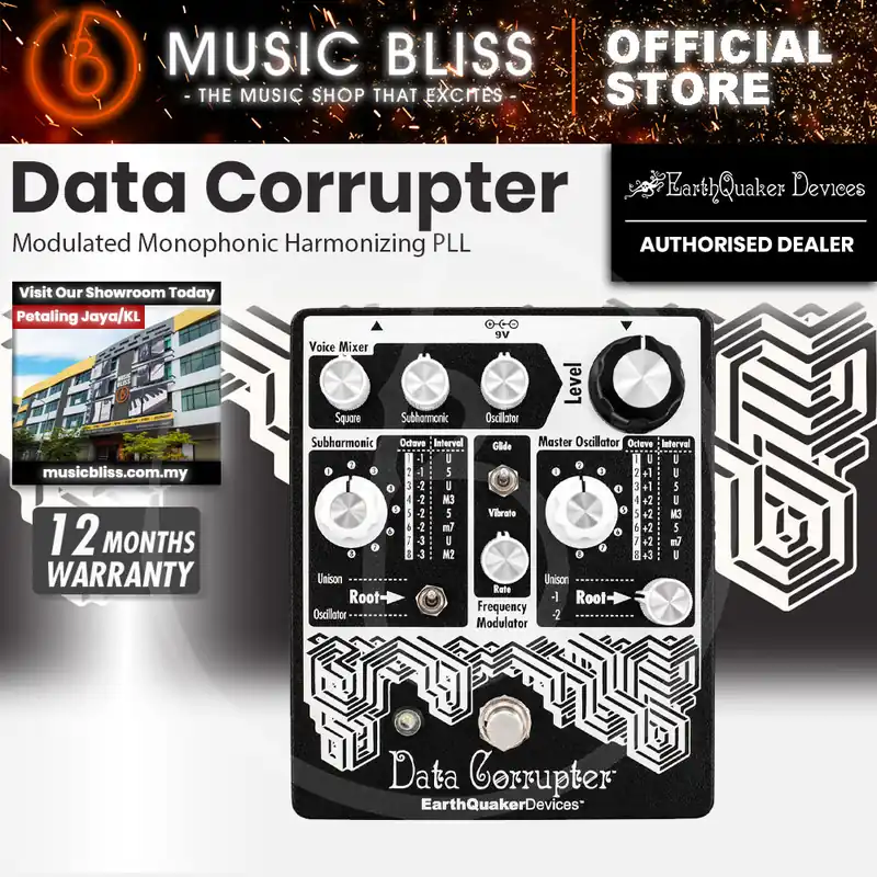 Viral EarthQuaker Devices Data Corrupter Harmonizing Pedal