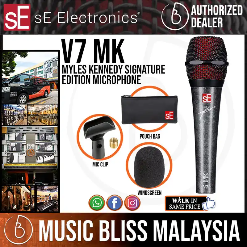 sE Electronics Myles Kennedy Signature V7 MK Supercardioid Dynamic Handheld Vocal Microphone Trending