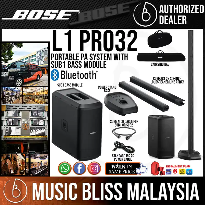 Wholesale Bose L1 Pro32 Portable PA System with Sub1 Bass Module