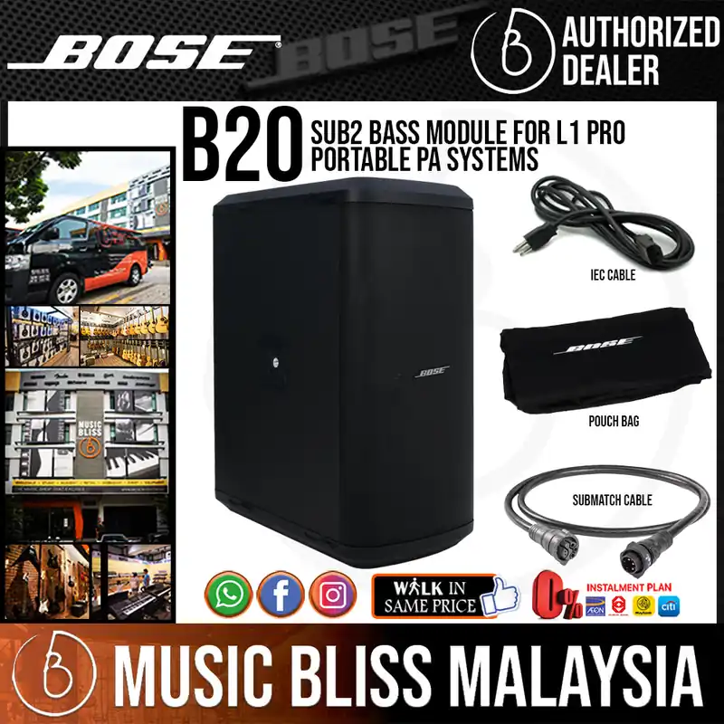 Bose Sub2 Bass Module for L1 Pro Portable PA Systems Time-Limited